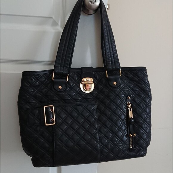 Marc Jacobs large Black Quilted Italy Leather bag - Picture 1 of 16